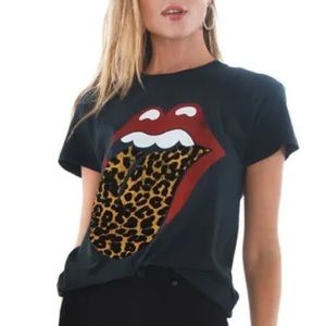 Daydreamer Rolling Stones Leopard Tongue Tour Tee